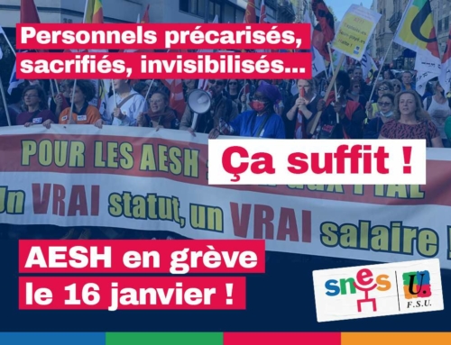 AESH et AED en grève le 16 janvier