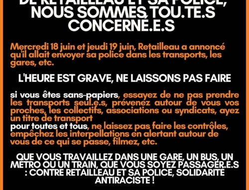 Mobilisation contre les rafles Retailleau !