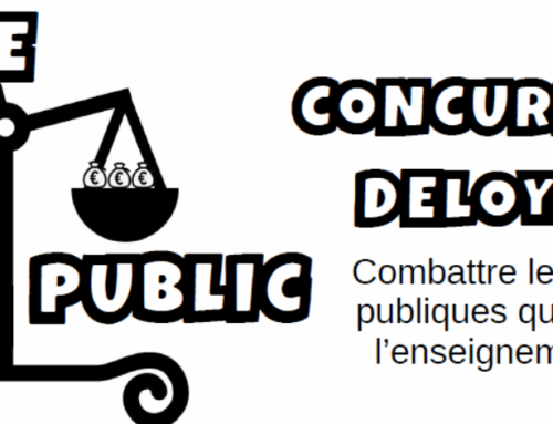 Stage : Public VS Privé, concurrence déloyale